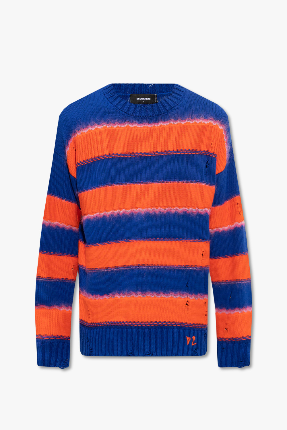 Dsquared 2025 orange sweater